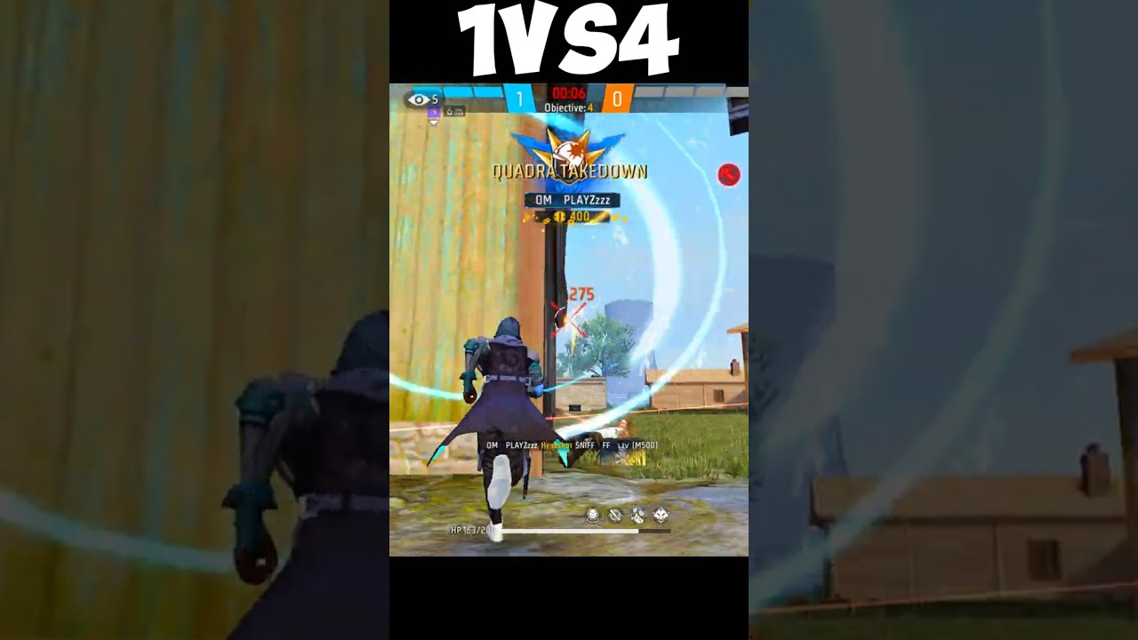 1vs4 in cs rank with M500 in seconds🤯💀 