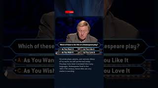 Which One Is a Real Shakespeare Play? 🎭 #quiz #millionaire #trivia #didyouknow #shakespeare #tvshow