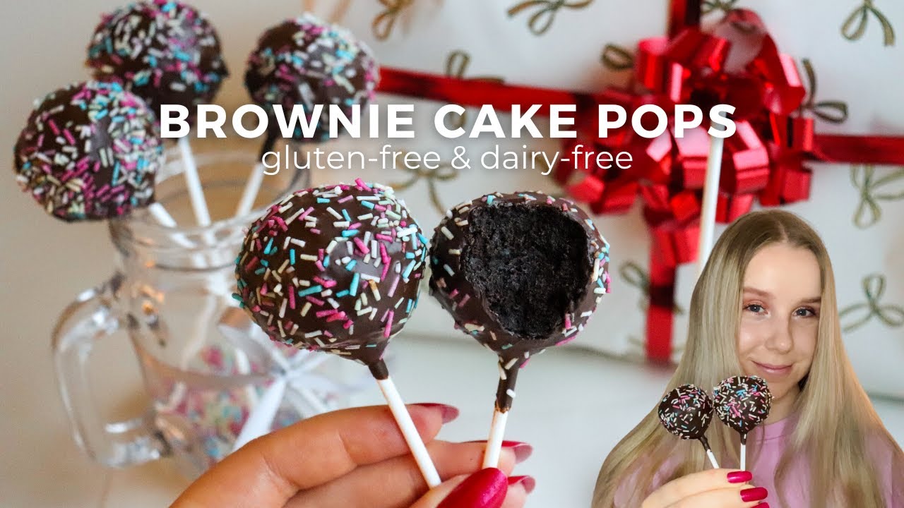 How to make Cake Pops I Gluten free & Dairy free Brownie Cake Pops