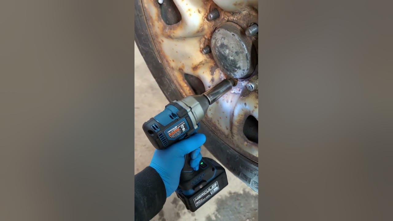 Harbor freight 3/8 impact lug nut removal. Hercules 20v brushless 59667