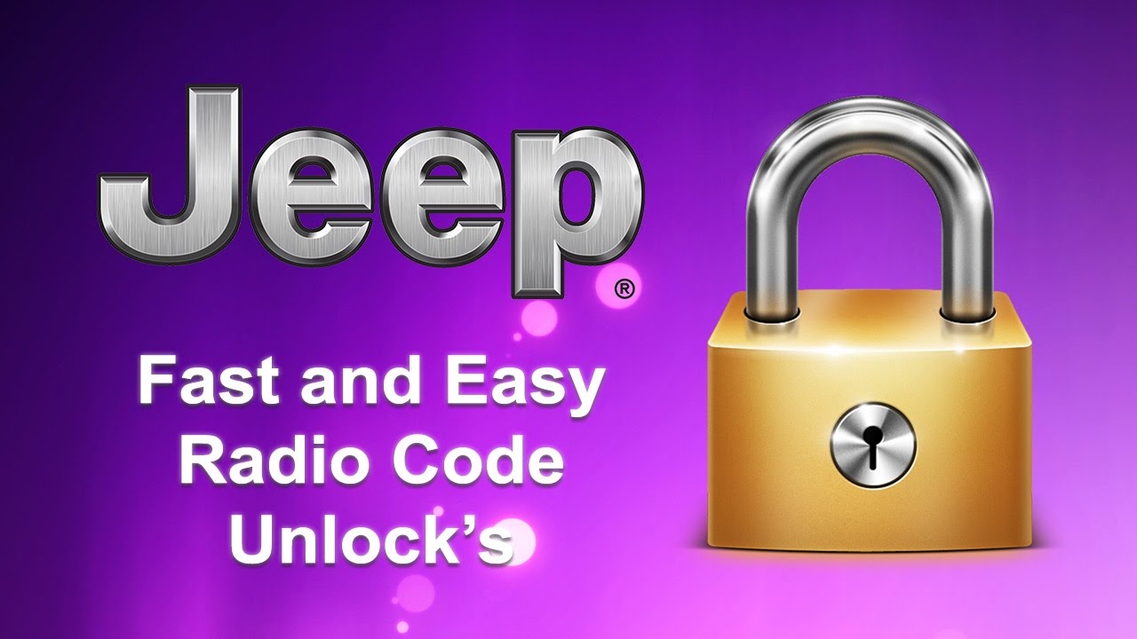 How To Find Your Jeep Radio Code Using Serial No. - YouTube