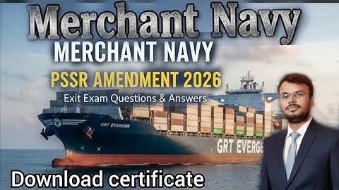 HOW TO BOOK PSSR AMENDMENT 2026 | E LEARNING COURSE | EXIT EXAM QUESTION ANSWER DOWNLOAD CERTIFICATE