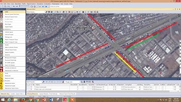 simulation of intersection in VISSIM