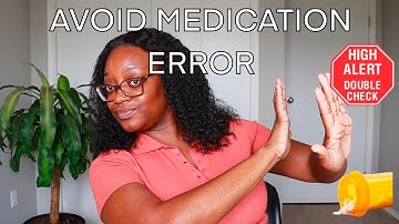 How to Avoid Medication Errors as a New Nurse!|| Avoid Making simple mistakes