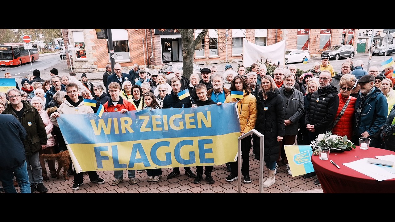 Mahnwache für die Ukraine in Gudensberg