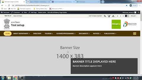 Customizing the Home page of your S3WaaS-powered Website