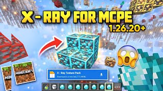 X-Ray Texture Pack for Minecraft PE 1.26.20  🔥 [100% WORKING]