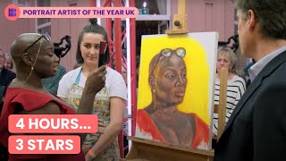 Geraldine James Captured on Canvas 🖌️ | Portrait Artist of the Year UK