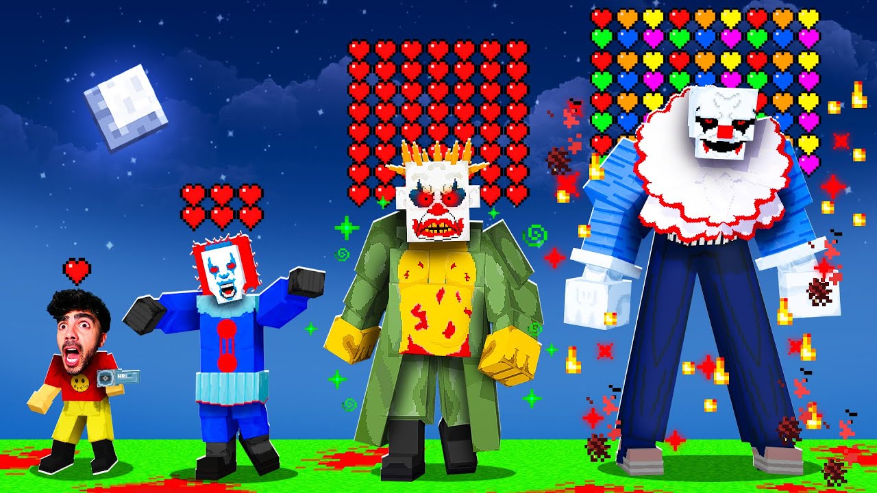 ¿Qué NUEVO PAYASO de la DEEP WEB Tiene MAS VIDA? 😨 MINECRAFT