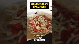 Surprising Taste Test: Trying Spaghetti at McDonalds Philippines for the First Timephilippines ??