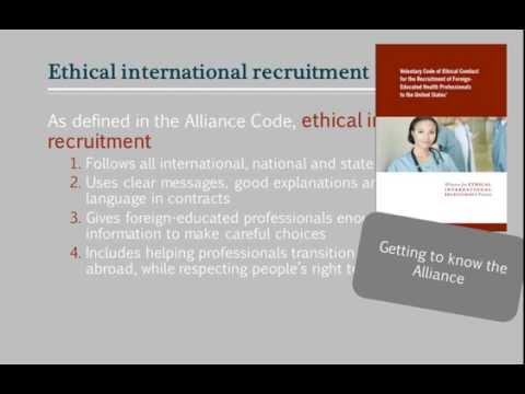 Defining ethical recruitment