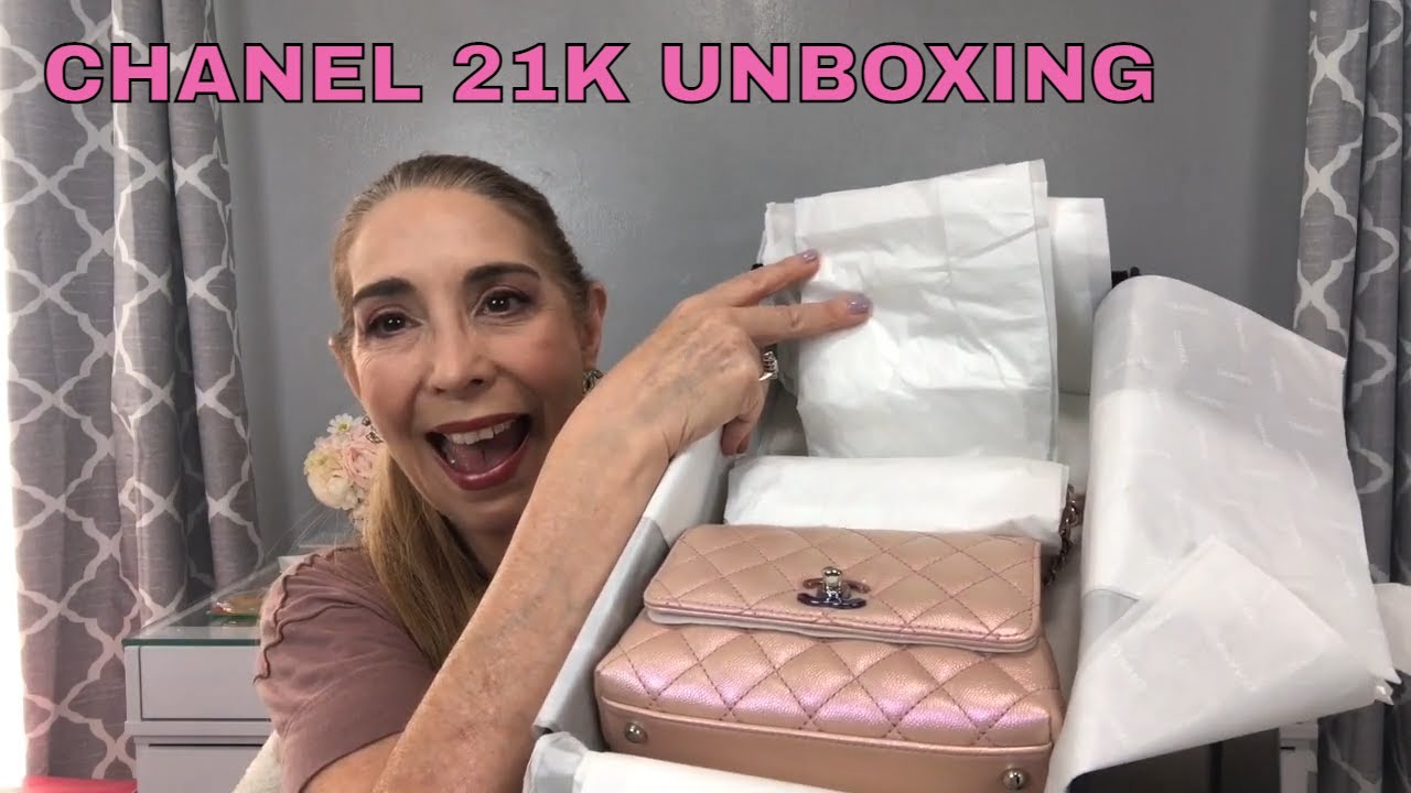 UNBOXING CHANEL 21K IRIDESCENT PINK COCO HANDLE