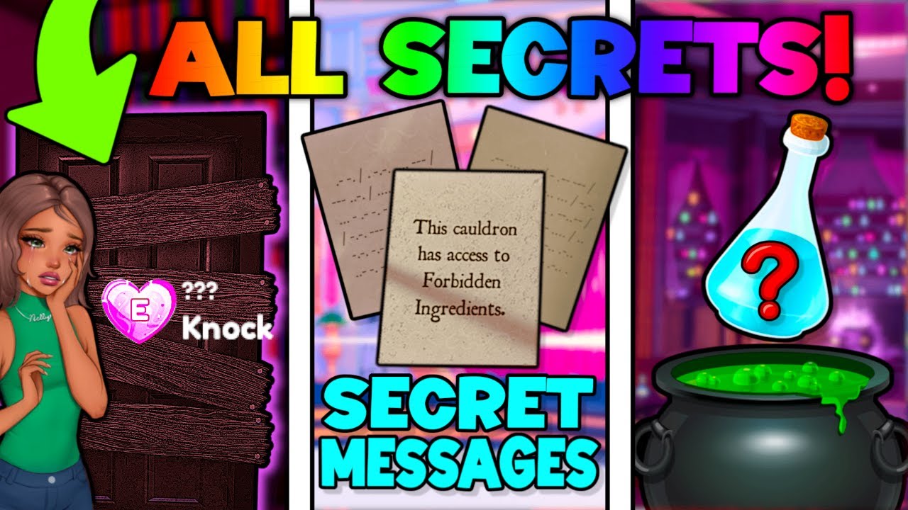 ALL SECRETS IN THE VALENTINE'S QUEST 💞 + SECRET BADGE TUTORIAL! | Dress ...