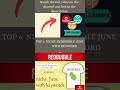 TOP 6 NICHE REDBUBBLE JUNE WITH KEYWORD #shorts