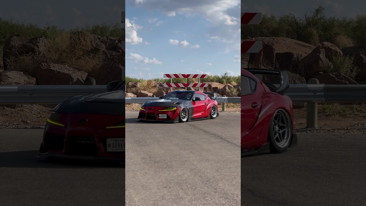 Last look at the Supra in stock body form 👀 - tomorrow is reveal time! 🙌🏼 