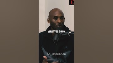 Kobe Bryant :Constant Improvement with Jay Shetty#shorts
