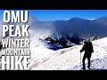 Climbing Omu Peak - Winter Mountain Hike - Romanian Carpathians