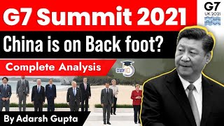 G7 Summit 2021 key highlights explained - Future of India G7 relations - Geopolitics Current Affairs