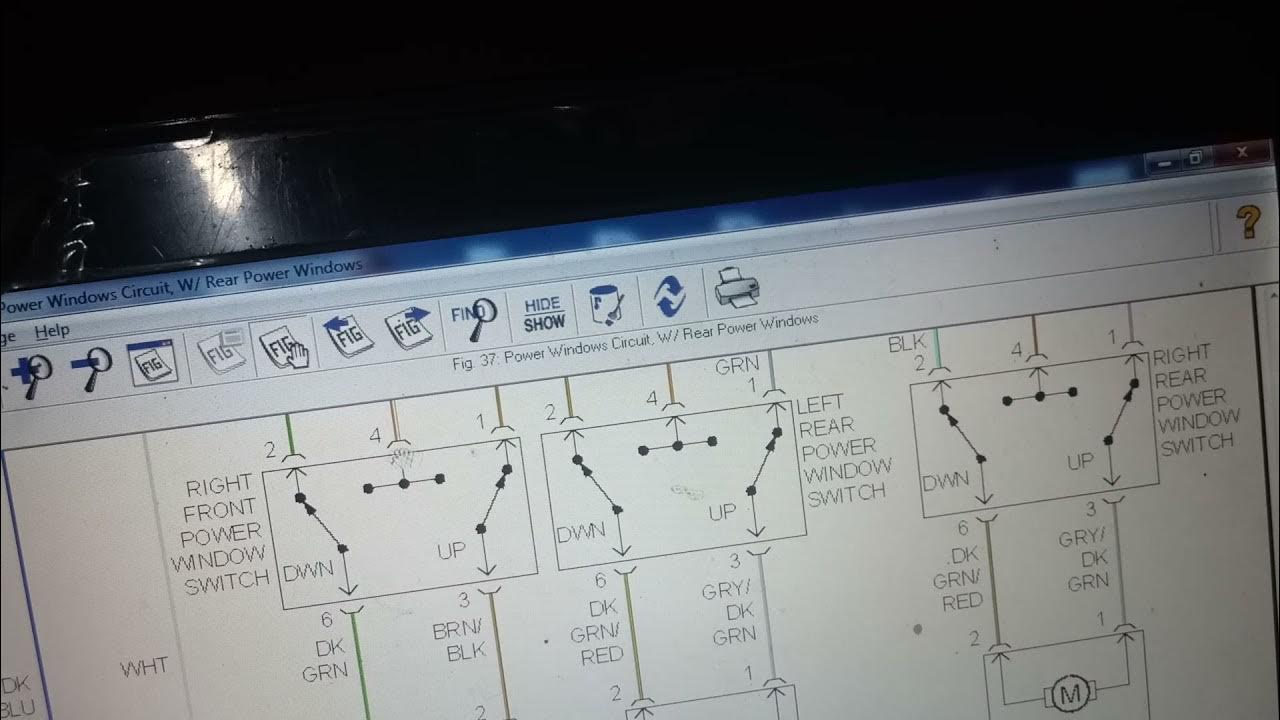 Diagrama vidrios electricos chevrolet aveo 2004 hasta 2012 - YouTube