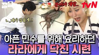 사장님 너무 싱싱한데 반품할게요ㅜ 연포탕 만들다 캐러비안의 해적 찍는 엔조이 커플🦑 | 조립식가족