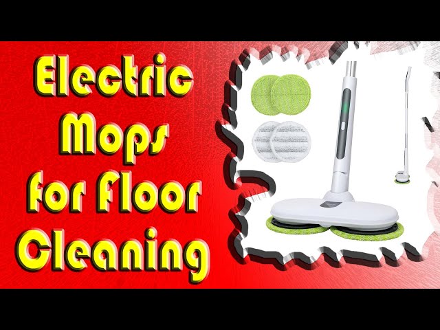 OGORI Cordless Electric Mop, Spin Mops for Floor Cleaning