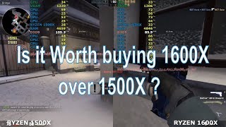 Ryzen 1500X Vs 1600X Which Is Worth For Gaming & Editing ? With 1060 6Gb