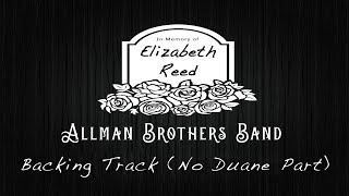 Video thumbnail of "In Memory Of Elizabeth Reed » Backing Track » Allman Brothers Band"