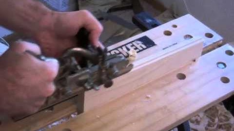 Cutting Tongue and Groove with 45 - 01 - Tongue