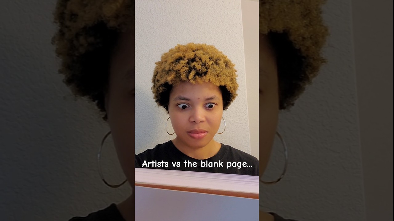 Artists vs the blank page... 