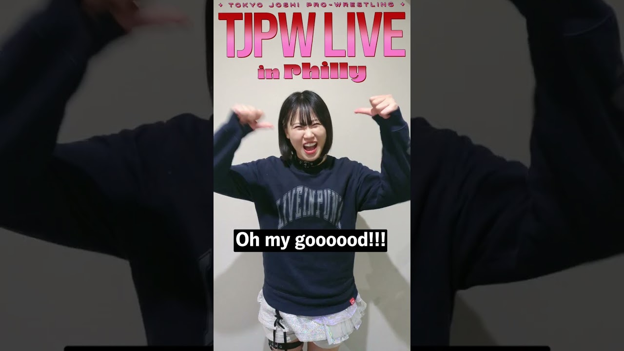 Oh my gooood!!! #辰巳リカ ｜TJPW LIVE in Philly on April 5th