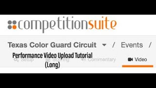 Performance Video Upload Tutorial (Detailed Version)