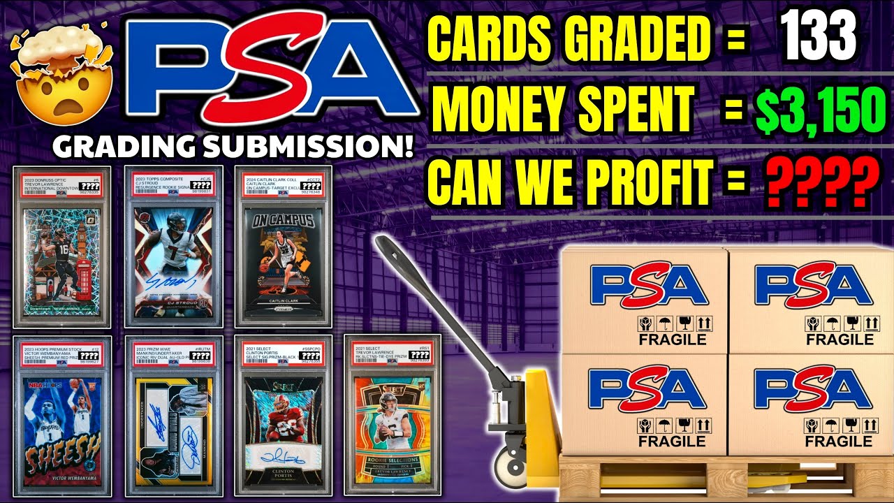 *THIS PSA REVEAL LEFT ME SPEECHLESS!🤯 I GRADED 133 OF MY RAREST SPORTS CARDS!🔥💰