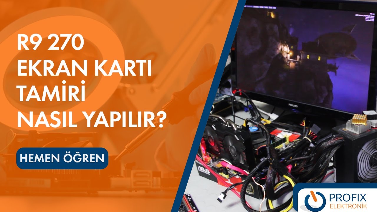 R9 270 Ekran Kartı Tamiri Nasıl Yapılır? - YouTube