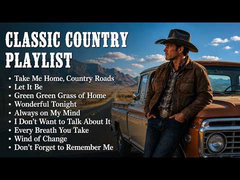 Let It Be, Take Me Home, Country Roads | Classic Country Music Timeless 60s 70s 80s