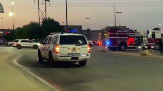 VIDEO: Car Burns in Academy Parking Lot