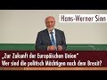 Prof. Dr. Dr. h.c. mult. Hans-Werner Sinn: Europa in der Krise (Universität Leipzig, 20.06.2017)