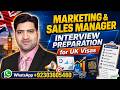 UK Embassy Interview Preparation for the job of Marketing And Commercial Manager