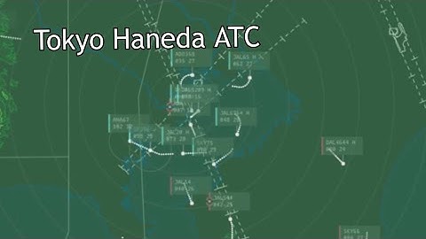 Tokyo ATC Timelapse - openScope ATC Simulator