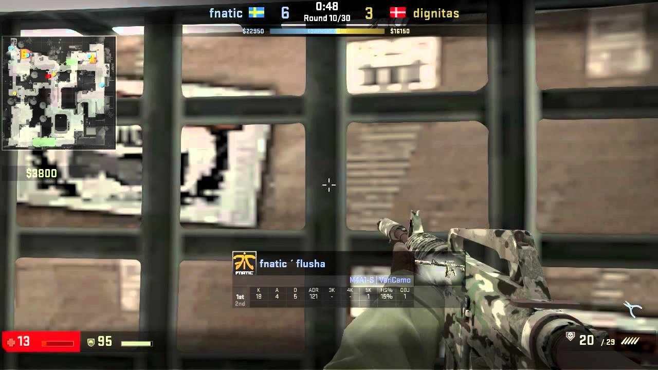 CS:GO de_dust2 POV flusha (25/9) vs dignitas @ DH Stockholm SS ...