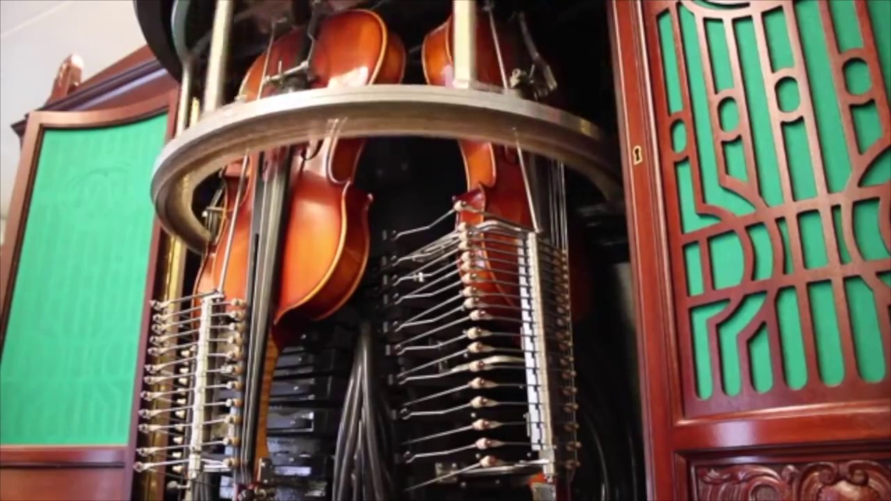Automated violin-playing machine - Автоматическая игра на скрипке - YouTube
