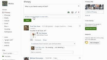 Google+: How to set up a poll