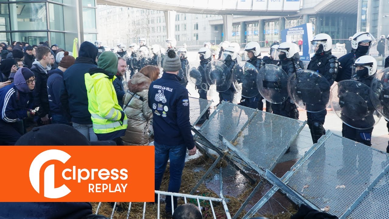 REPLAY - Manifestation des #AgriculteursEnColère à Bruxelles