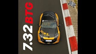 Megane 3 RS Nurburgring 7.32 BTG GT Performance Nordschleife Renault Sport Trackday