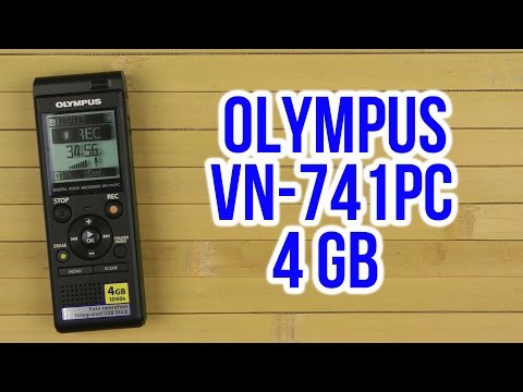 Распаковка Olympus VN-741PC 4GB Распаковка Olympus VN-741PC 4GB