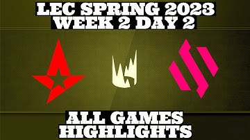 BDS VS AST | Week 2 Day 2 | LEC Spring 2023 | Highlights by Pro Esports Highlights