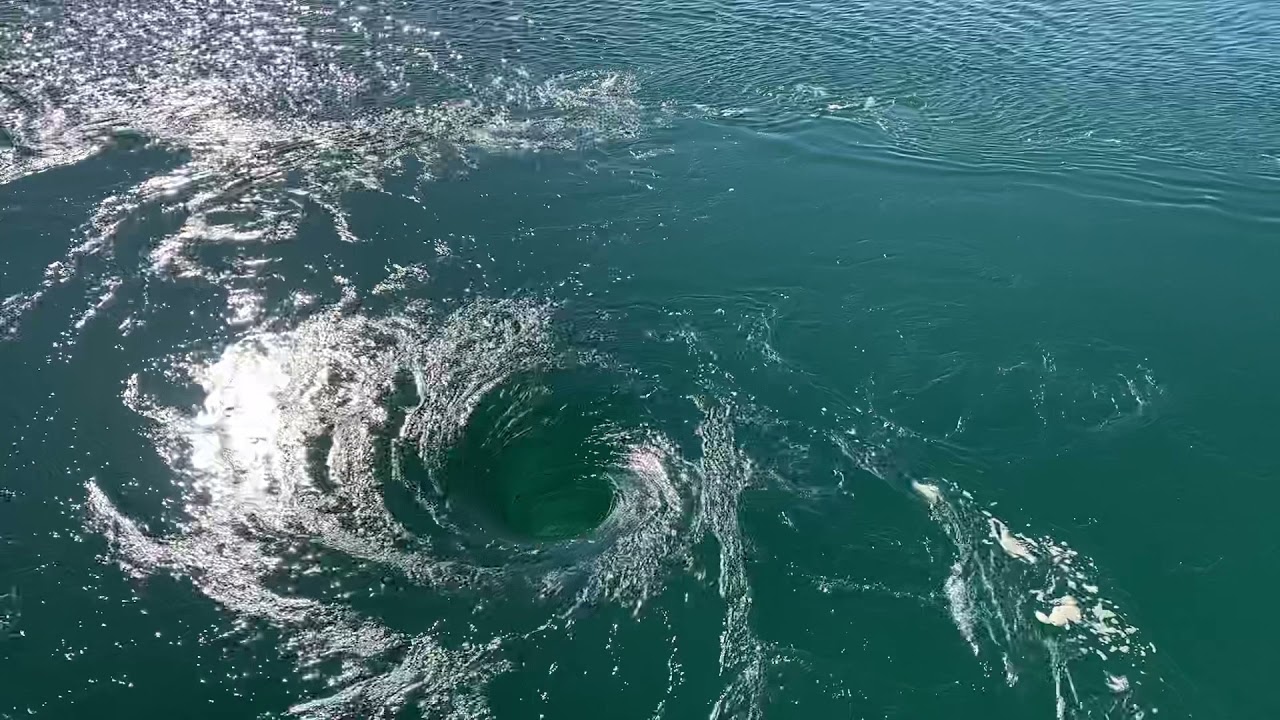 Vortex de l’usine marémotrice de La Rance