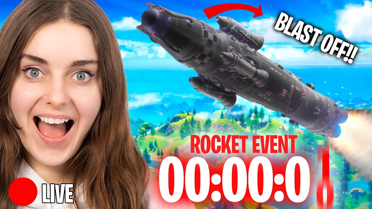 FORTNITE ROCKET EVENT - YouTube
