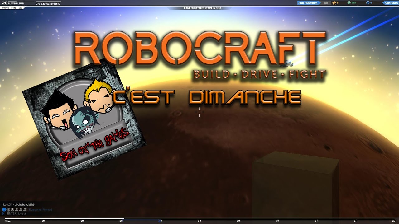 [Fr] #5 C'est Dimanche "Robocraft: Build-Drive-Fight "
