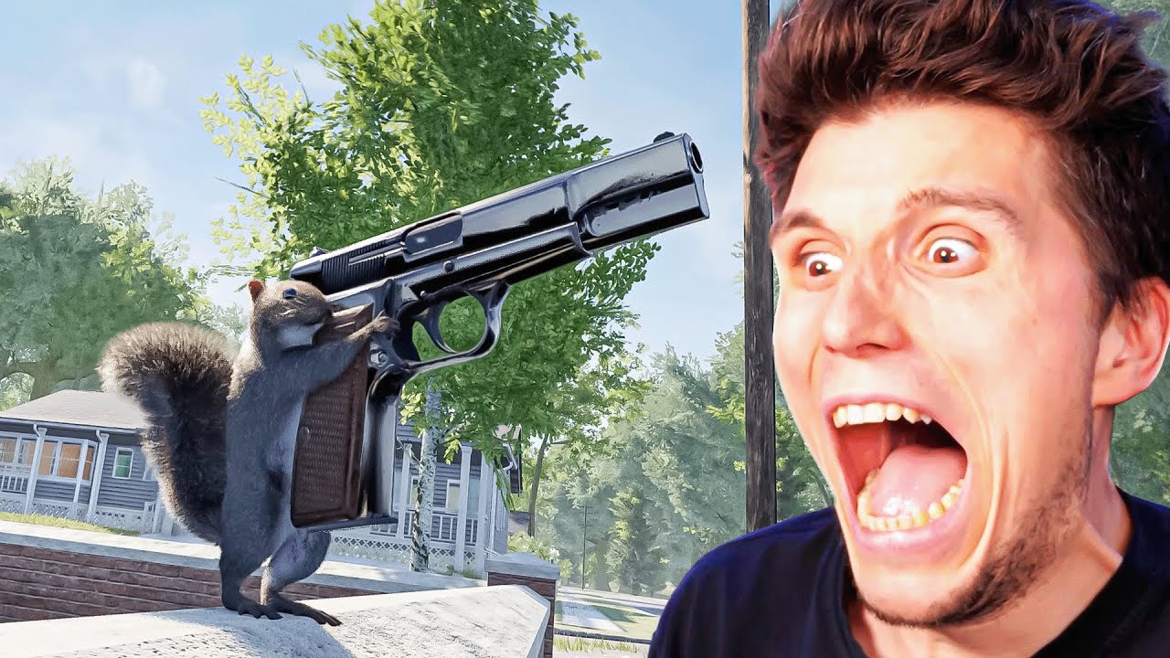 Ich spiele ein Eichhörnchen mit einer Waffe (es eskaliert komplett)...