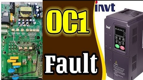 How to solve Oc1 fault  Main board fault